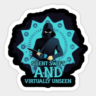 Ninja Hacker Sticker